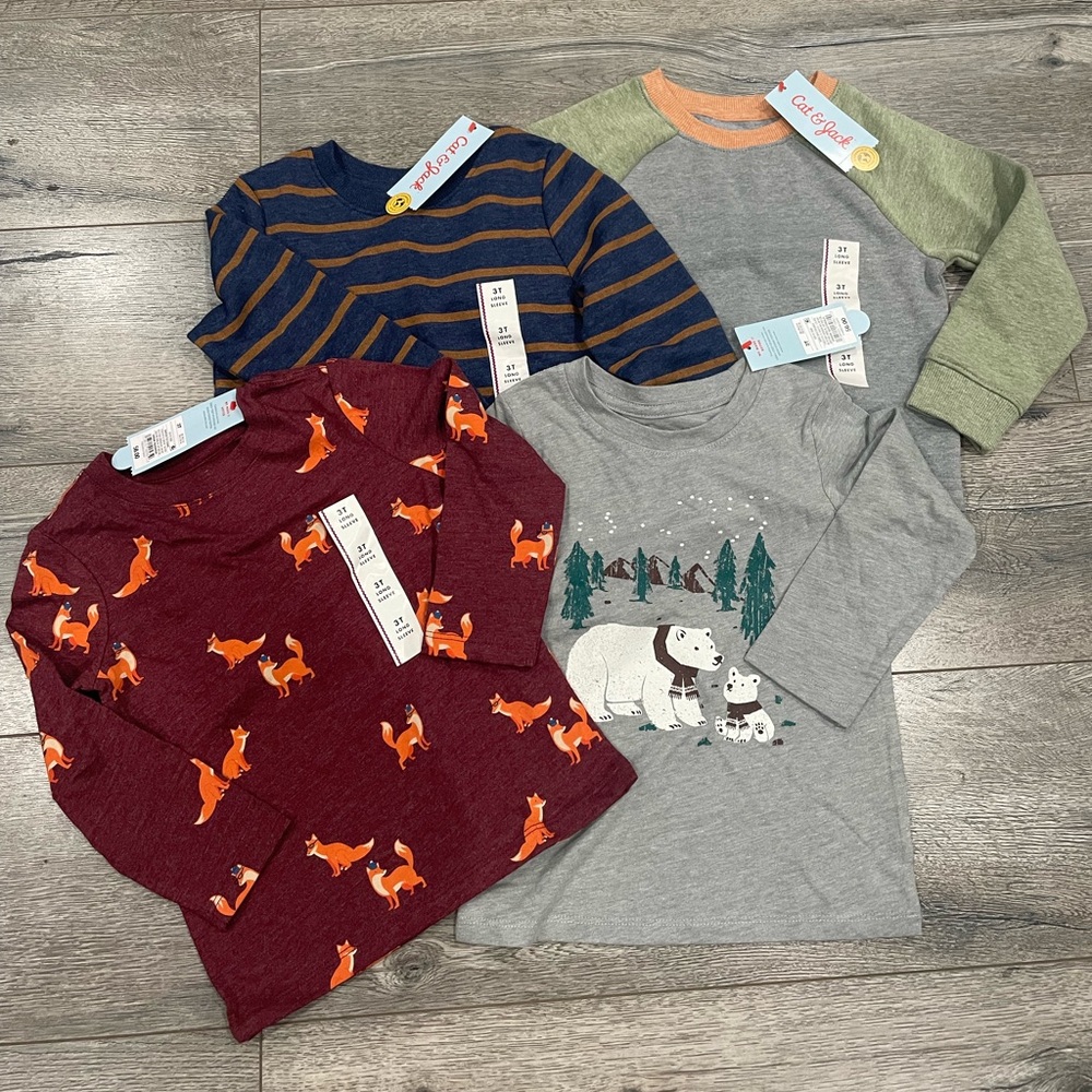 Boy’s Cat & Jack Long Sleeve Bundle